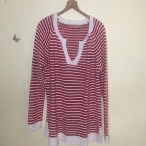 Gap red V-neck sweater